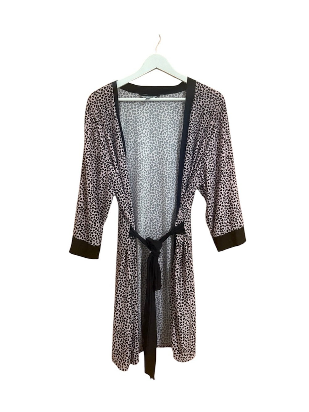 Nordstrom Vintage Y2K Size XL Black and Pink Loungewear Robe